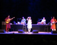 In concert with Kiran Ahluwalia and Band